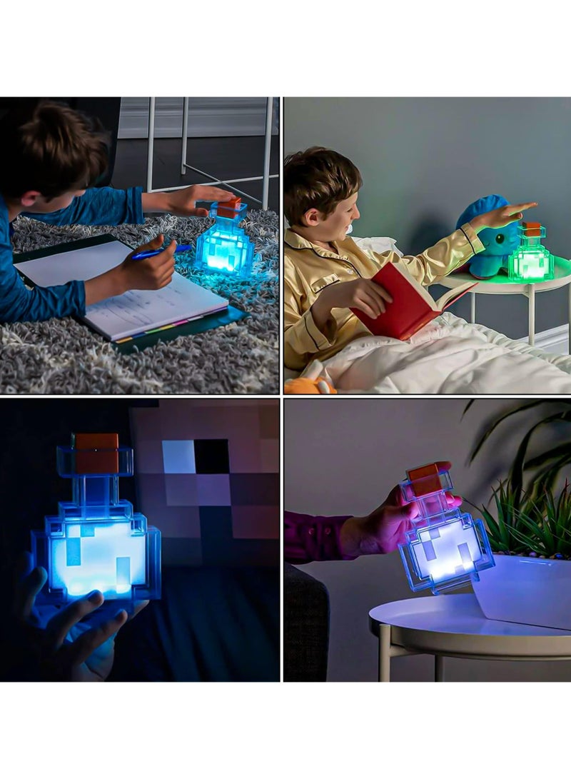 CMGTYYD Potion Bottle Light Color-Changing LED Table Lamp Mood Light for Bedroom, Desk, Living Room, Playroom Home Decor Video Game Gifts - Image 3