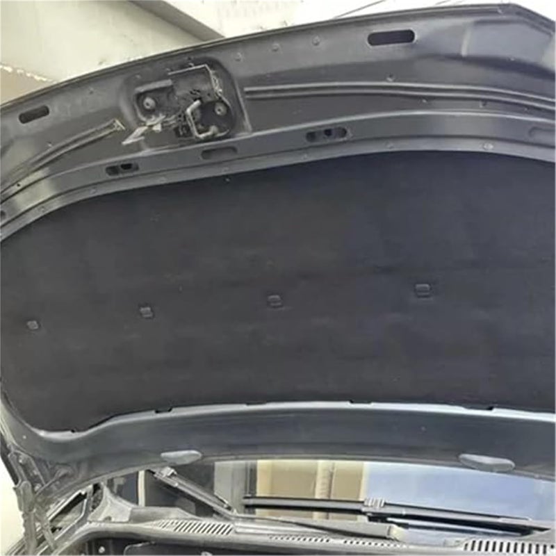 DEMULAX Car Engine Hood Heat Insulation Cover for VW Touran - Image 2