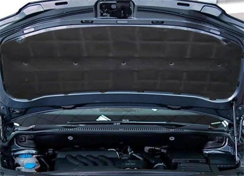DEMULAX Car Engine Hood Heat Insulation Cover for VW Touran - Image 4