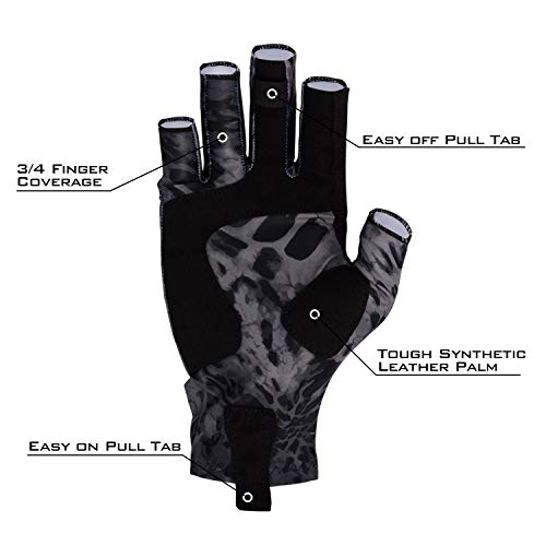 KastKing Sol Armis Sun Gloves UPF50 Fishing Gloves UV Protection Sun Protection for Outdoor Kayaking Rowing - Image 3