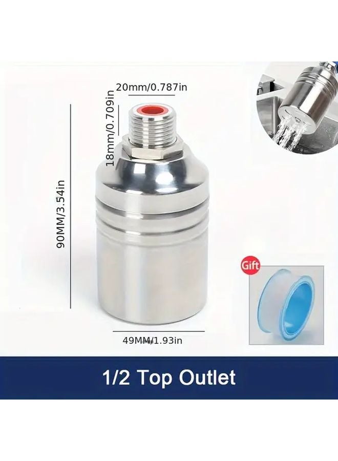 304 Stainless Steel 1 2 Inch Water Float Valve Automatic Level Control For Tank Pool - Image 1