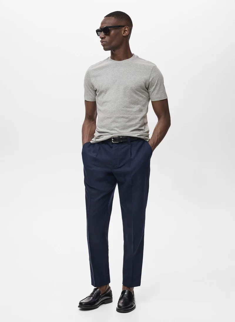 Mango Man Cherlo Crew Neck T-Shirt