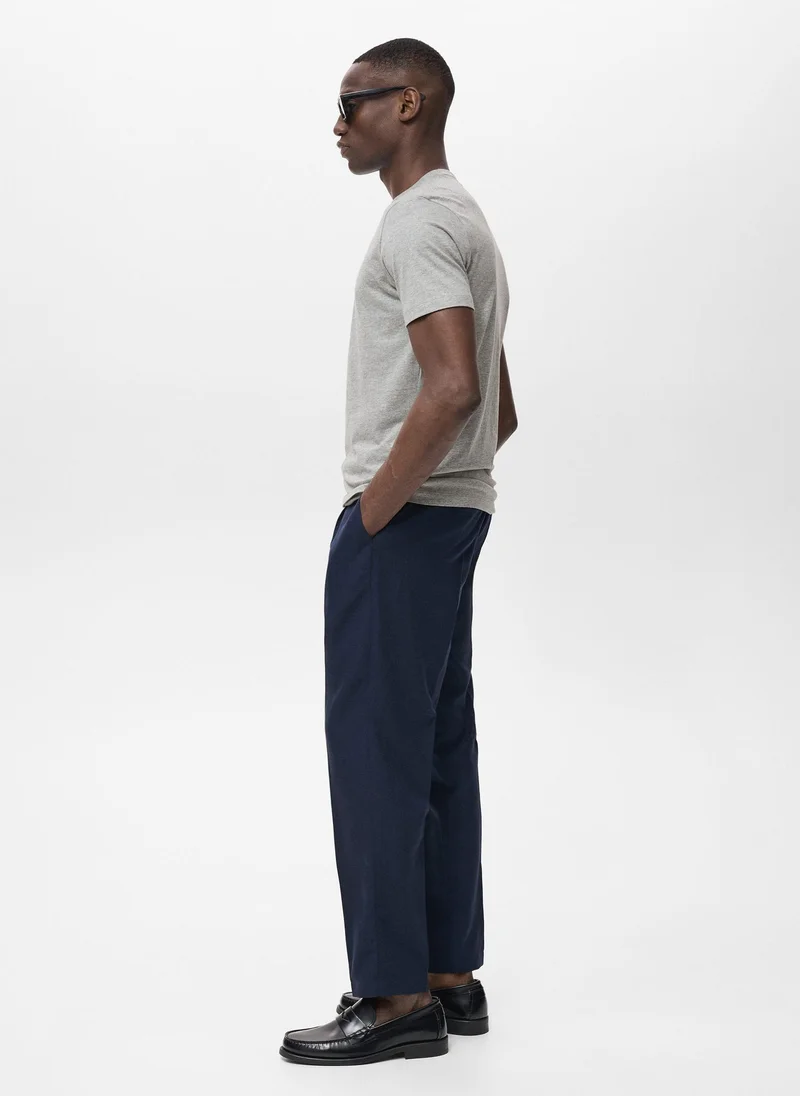 Mango Man Cherlo Crew Neck T-Shirt