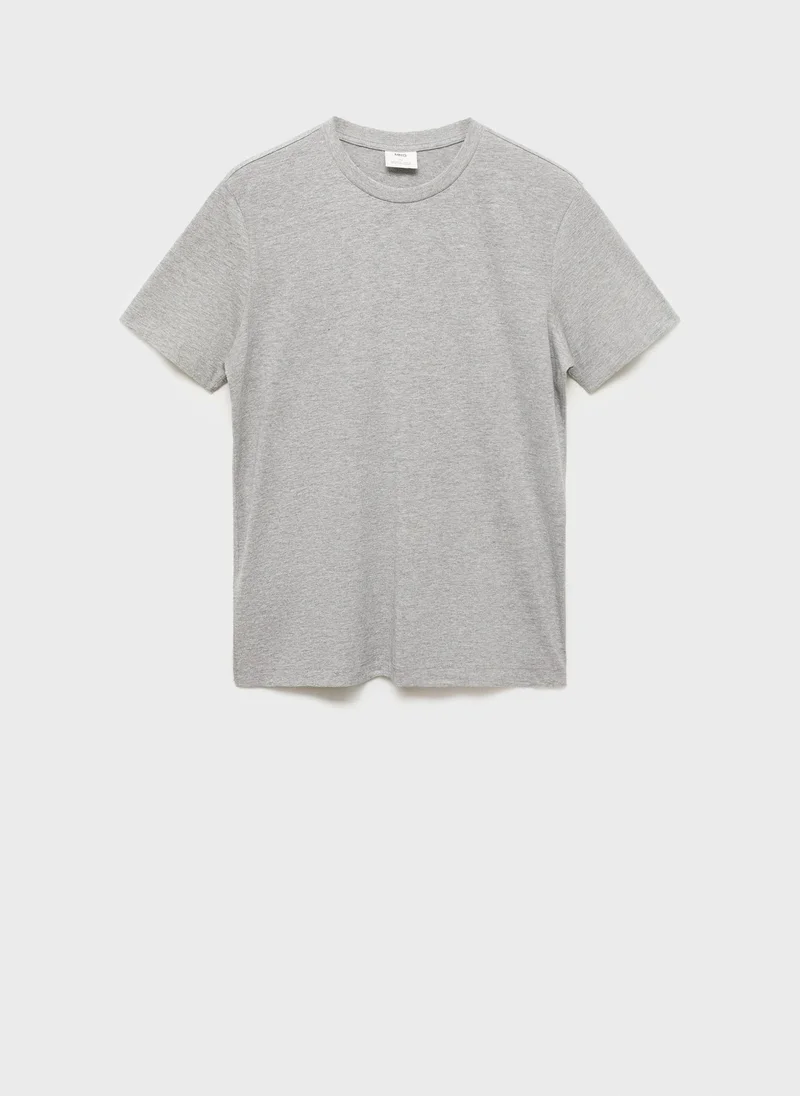 Mango Man Cherlo Crew Neck T-Shirt