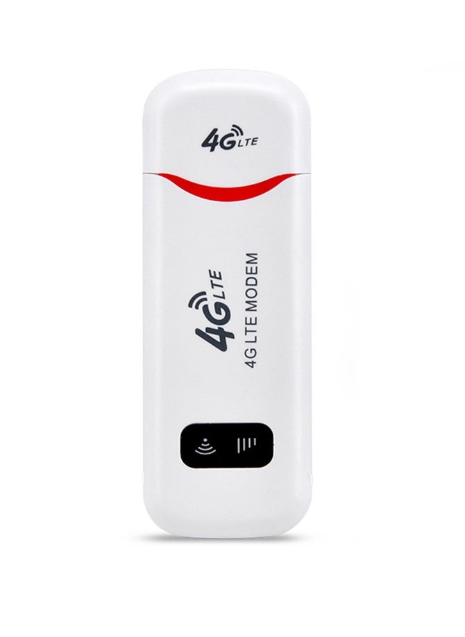 Generic 4G LTE USB Modem 4G Router Mobile WiFi Hotspot with SIM Card Slot 150Mbps DL 50Mbps UL Max 10 Devices Red  - Image 1