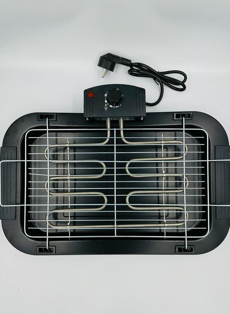 Portable Electric Smokeless Barbecue 2000W High Power Grill Indoor BBQ Grilling Table with 5 Adjustable Temperature fit Home Dinner Camping Travel Hiking - Image 2
