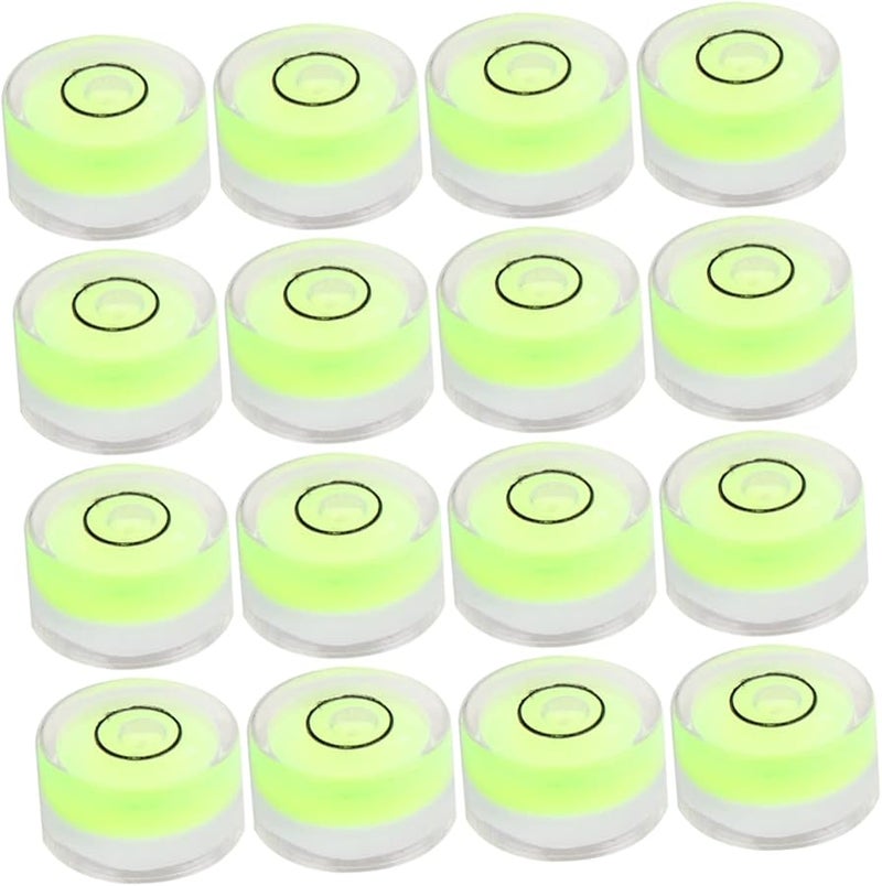 16 Pcs Universal Adhesive Bubble Level Waterproof Spirit Level for RV Tripod Home Improvement - Image 2