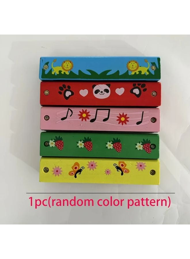 16 Holes Double Row Harmonica 1pc Musical Instrument Toy Gift For Adult Beginner - Image 1