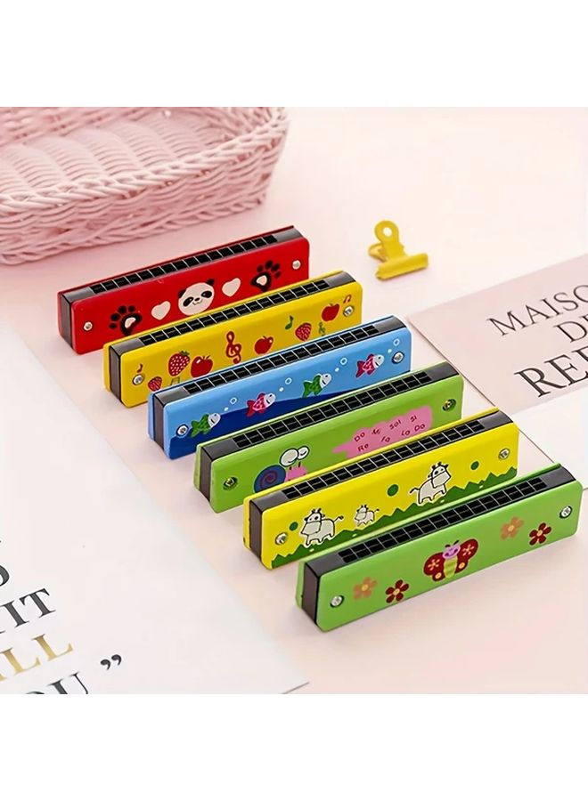 16 Holes Double Row Harmonica 1pc Musical Instrument Toy Gift For Adult Beginner - Image 2