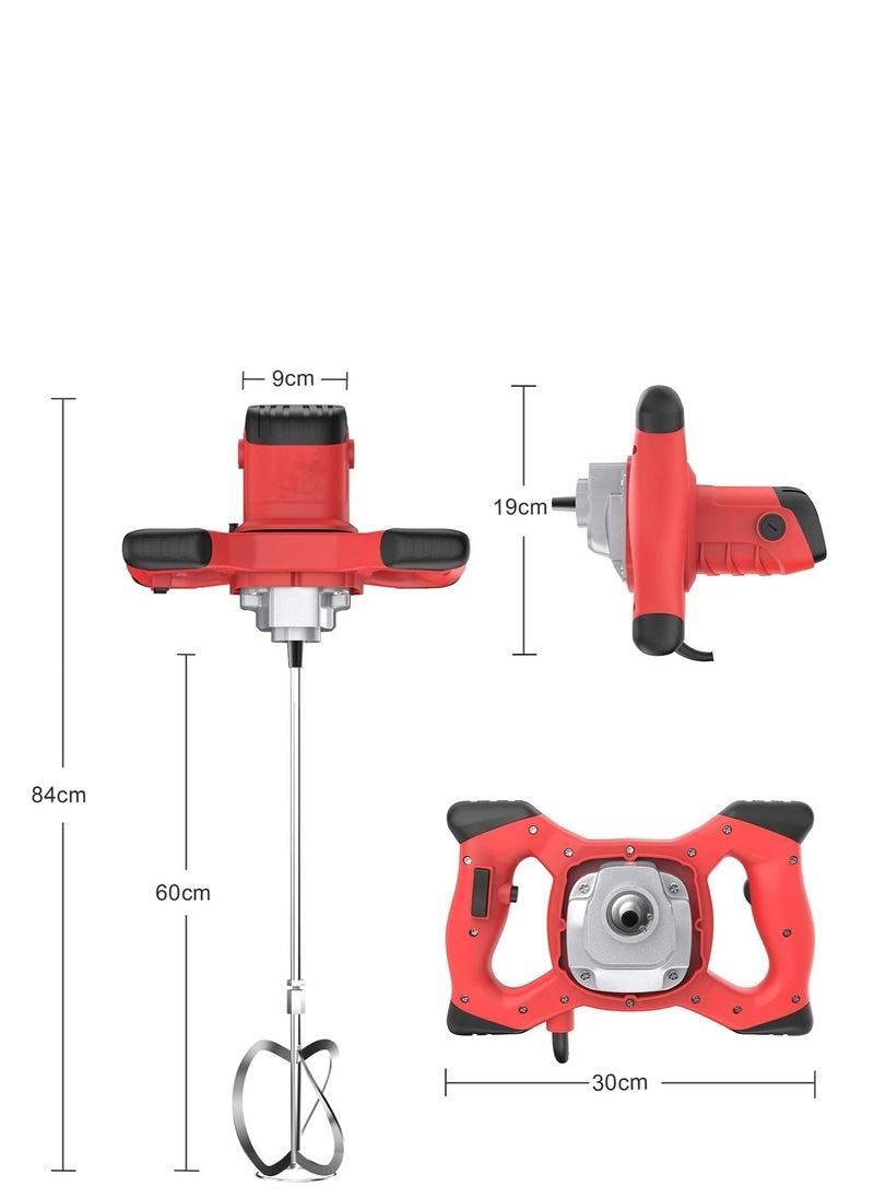 2100W Concrete Cement Mixer，ELIKLIV Portable Electric Paddle Mixer Adjustable 6 Speed Handheld Plaster Grout Paint Thinset Mortar Paddle Mixer Drill Mixer Stirring Tool - pzsku/Z2C38019479946102C6B7Z/45/_/1731315740/f6b4c090-ddd6-4519-ac07-3a8b02d13e52