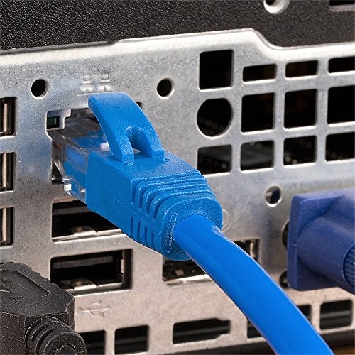 Fosmon Ethernet Cable, Fosmon (3FT) RJ45 Cat5e / Cat5 Standards Ethernet Network Patch Cable - Computing Networking LAN Cord - Blue - Image 5