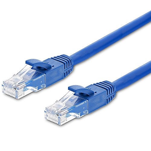 Fosmon Ethernet Cable, Fosmon (3FT) RJ45 Cat5e / Cat5 Standards Ethernet Network Patch Cable - Computing Networking LAN Cord - Blue - Image 1
