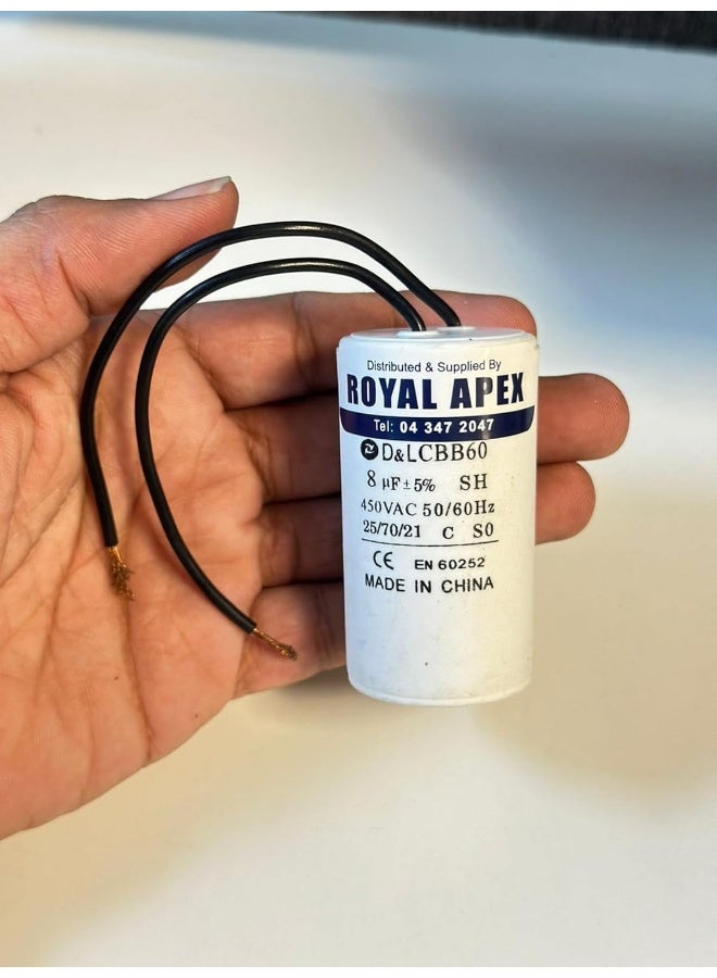 Royal Apex Wired Pvc Round Capacitor With Ce En60252 Standards - Image 2