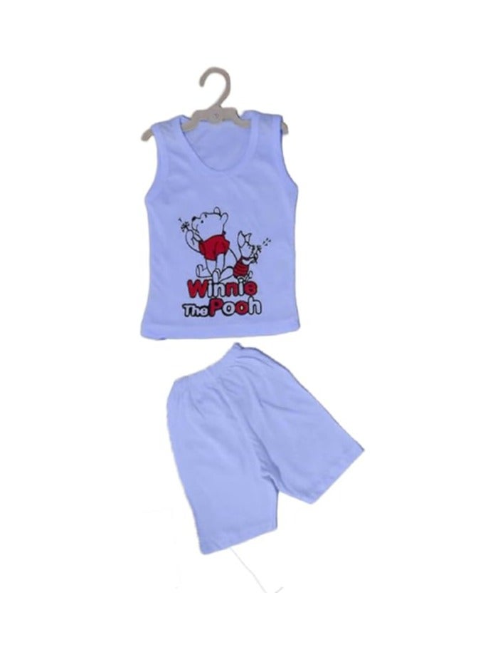 2 Piece Toddler Baby Set - Multicolor Summer Cotton Clothes for Kids - Unique Print and Soft Material for Your Baby - Image 1