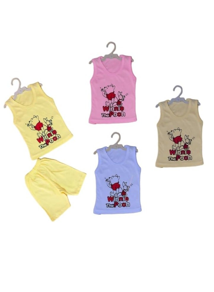 2 Piece Toddler Baby Set - Multicolor Summer Cotton Clothes for Kids - Unique Print and Soft Material for Your Baby - Image 2