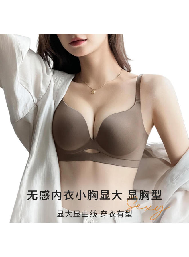 Gracewell Women'S Push-Up Bra With Seamless Adjustment, Lift And Side Support, Wire-Free Bra For Small - Image 2