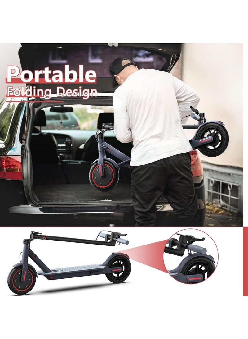 Favarey Electric Scooter for Adults 8.5" Tires 36V 350W Motor Max 25Km Long Range Folding E-scooter with Dual Braking System and App Control - Image 4