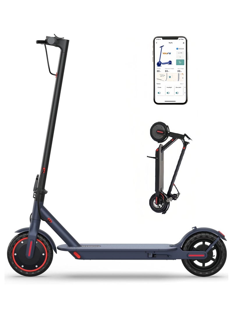 Favarey Electric Scooter for Adults 8.5" Tires 36V 350W Motor Max 25Km Long Range Folding E-scooter with Dual Braking System and App Control - Image 2