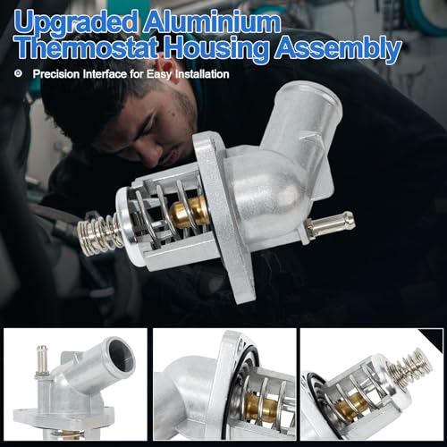 AcornTech 15-11125 12674639 Upgrade Aluminium Thermostat Housing - Compatible with Cadillac Escalade Chevy Silverado 1500/2500 Tahoe GMC Sierra 1500 Yukon XL 2015-2020 - Image 4