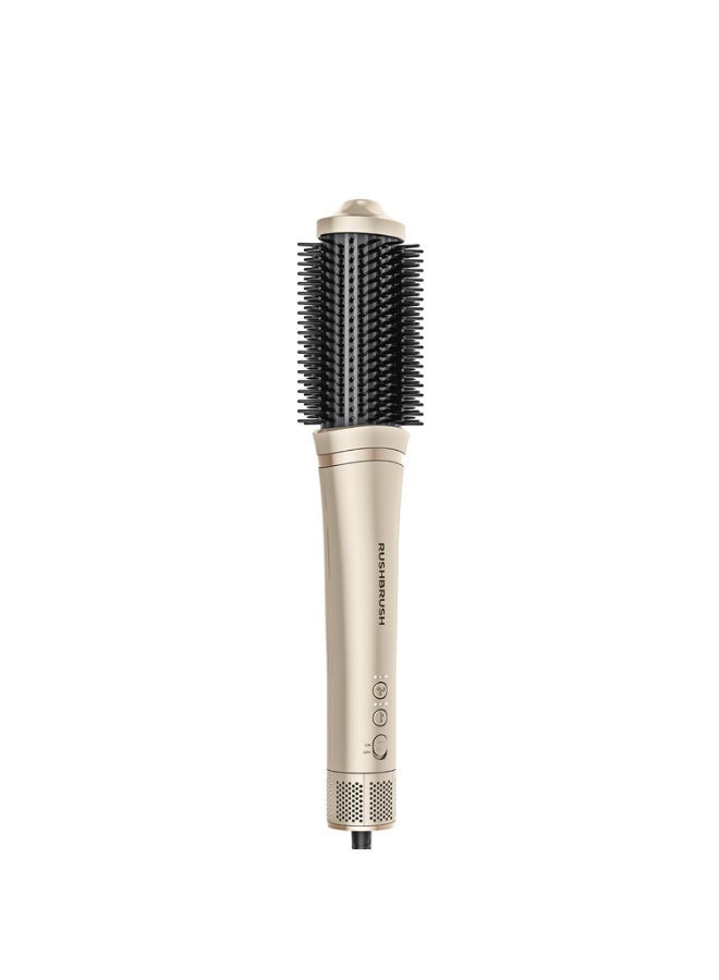 Rush Brush V4 - 1500w - 3 Heats - 3 Speed Settings - Ceramic-Coated Teeth- Ionic Technology - 360° Swivel Cord –Smart Setting Recall - Champagne - Image 4