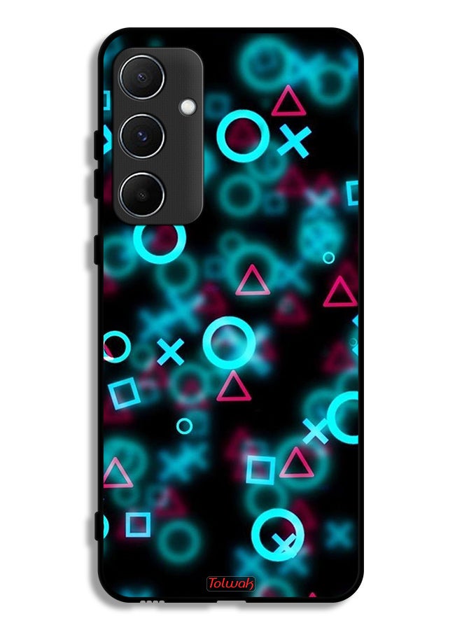 Tolwak Samsung Galaxy A55 5G Protective Case Cover Squid Game Icons Small - Image 1