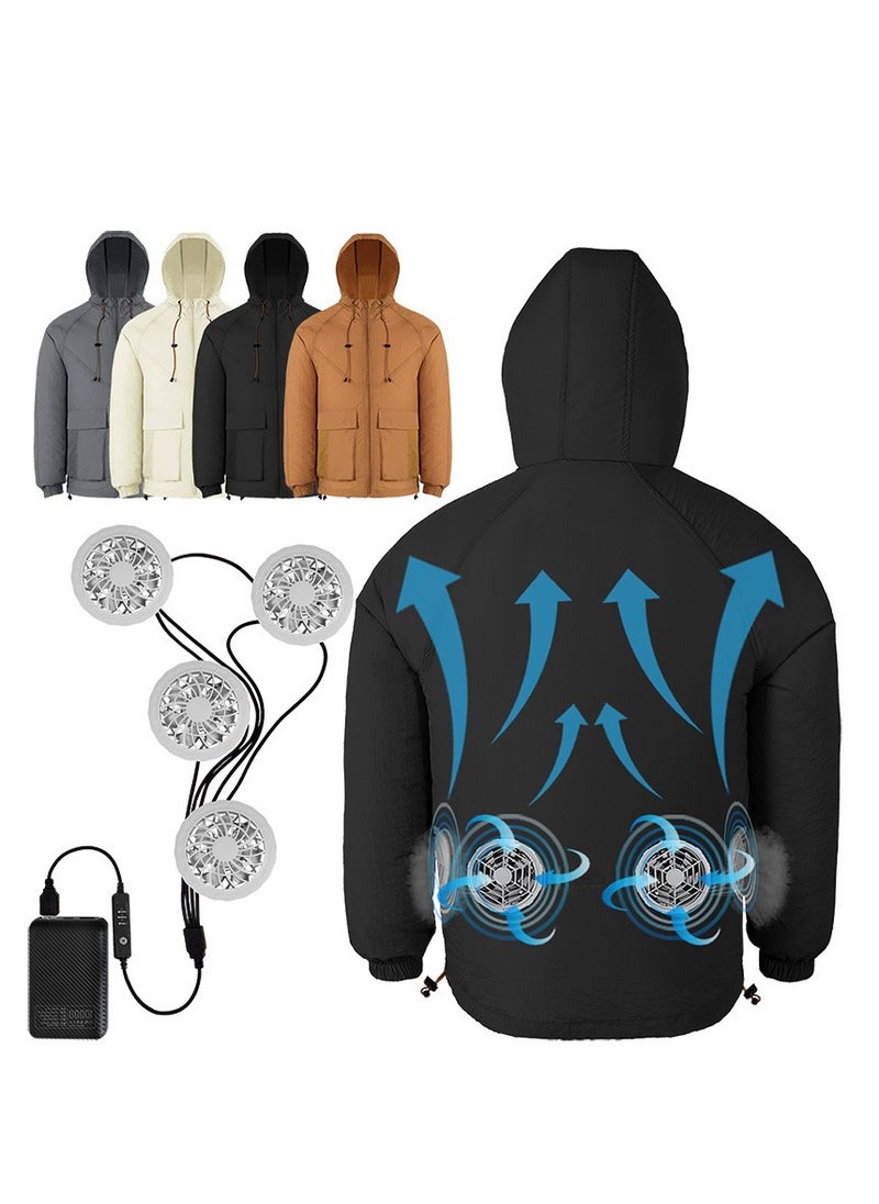 Outdoor Sun Protection, Cooling, Air Conditioning Clothing, Dirt Resistant Work Clothes, USB Smart Fan, Dirt Resistant Work Clothes  - Image 4