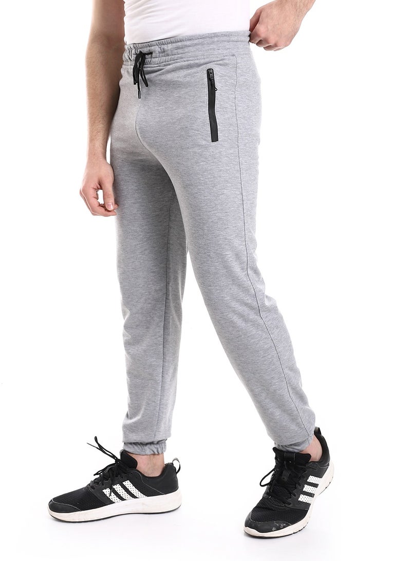 Caesar Mens Casualsweat Pants With Side Zippers  - Image 2