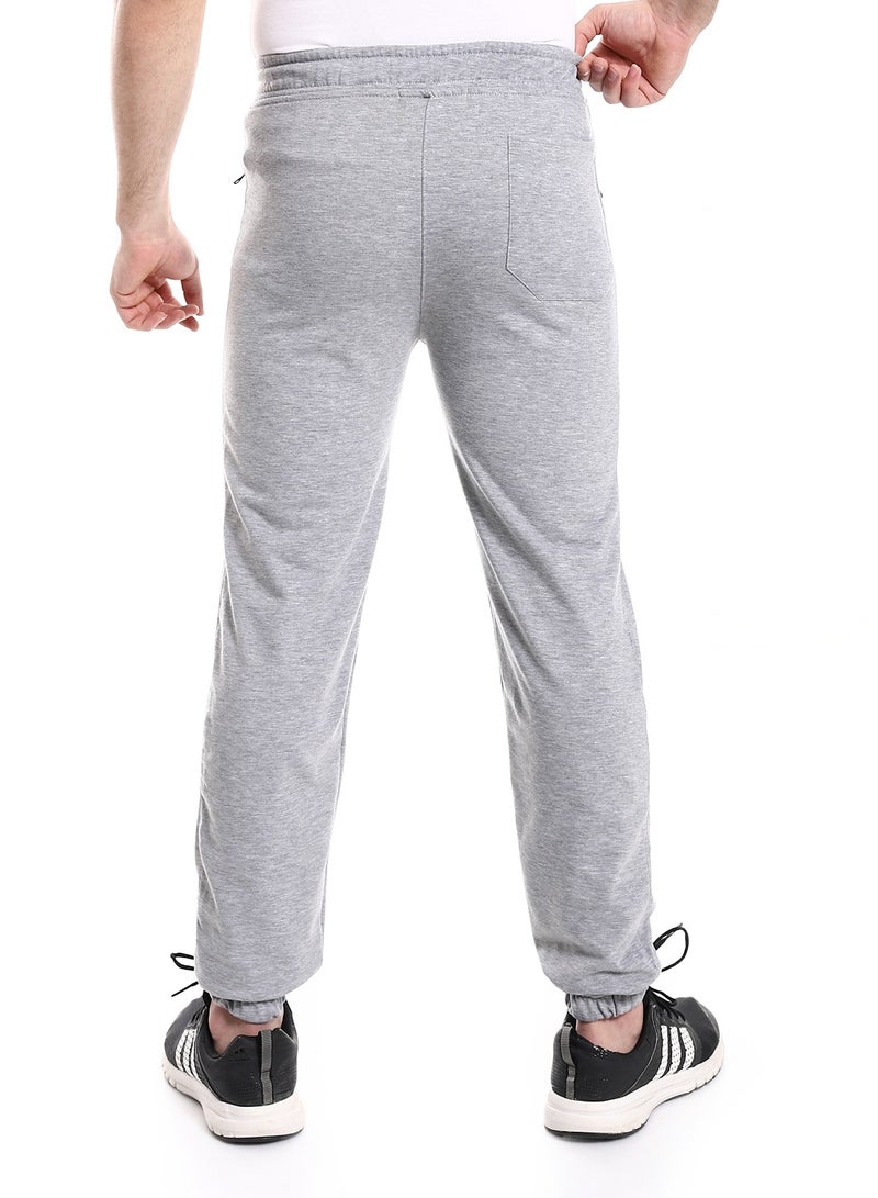 Caesar Mens Casualsweat Pants With Side Zippers  - Image 4