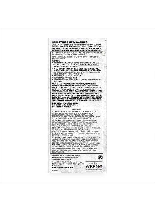 SPLAT Iconic Red Double Lift Permament Hair Dye Kit for Brunettes - Image 4