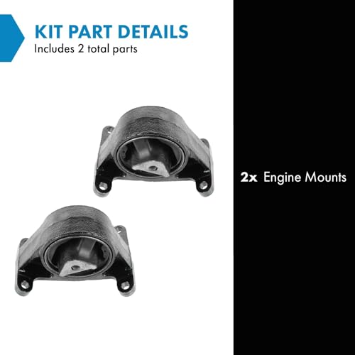 TRQ Engine Mount Set Compatible with 1999-2004 Jeep Grand Cherokee - Image 2