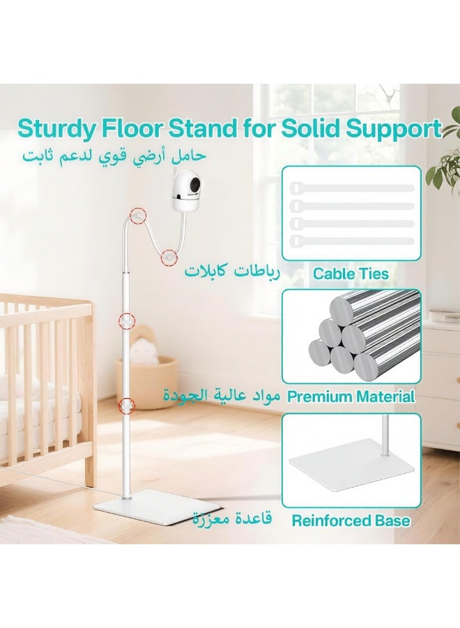 Baby Monitor Floor Stand Holder, 95-170cm Adjustable Universal Camera Stand for Hello Baby, ANMEATE, Infant Optics DXR-8, Nanit Pro, VTech and Motorola - Image 5