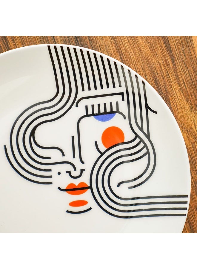 DANUBE HOME Danube Home Claire Fine Bone China Soup Plate Elegant And Durable Perfect For Soups And Stews Premium Quality Classic Design Ideal For Home Dining And Special Occasions -21 Cm - Image 2