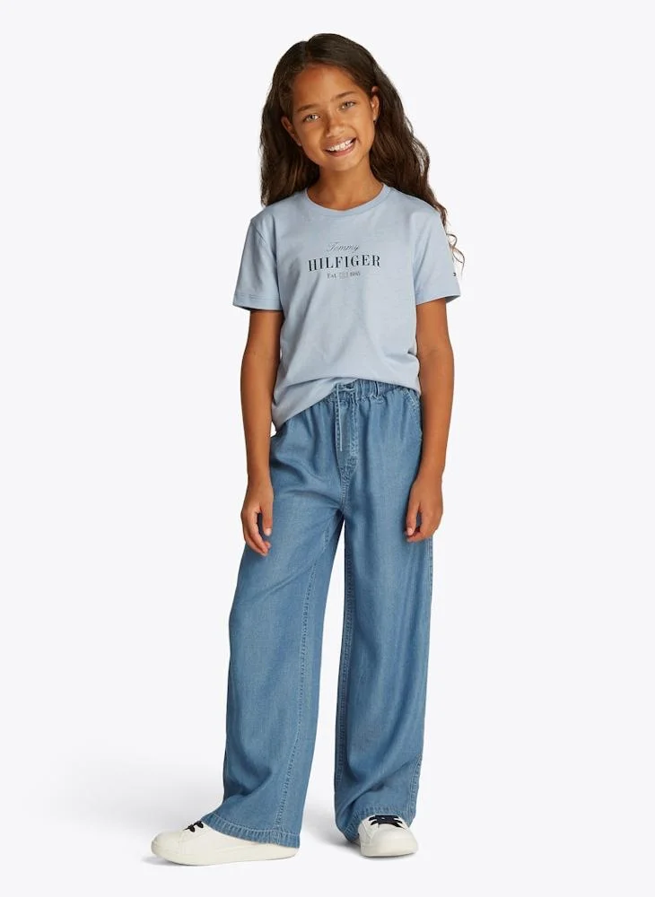 TOMMY HILFIGER Kids Tommy Script Ss T-Shirt