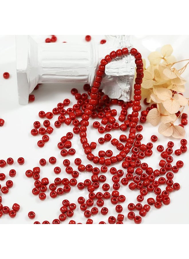Generic - Red Round Size Uniform Seed Beads 10000pcs/110 Grams in Box - Image 1
