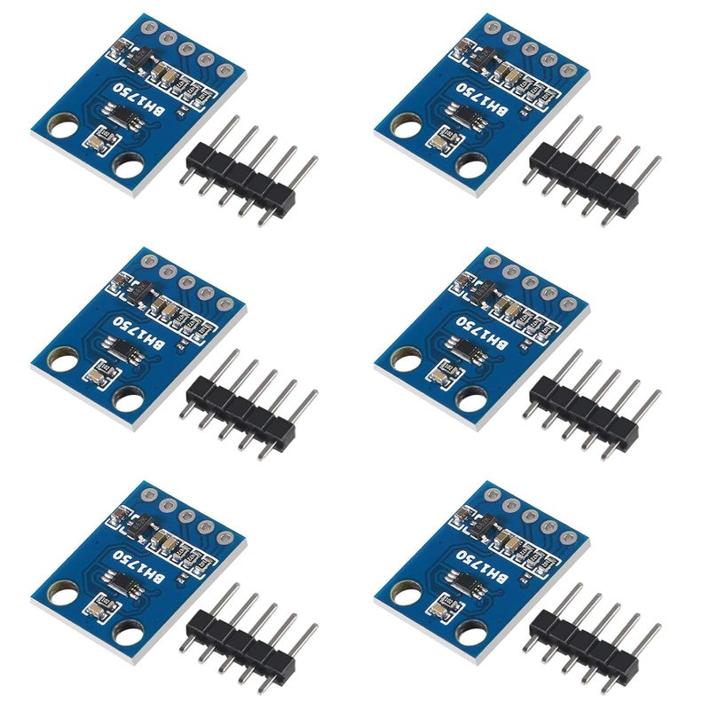ACEIRMC 6pcs GY-302 BH1750 BH1750FVI Light Intensity Illumination Module for arduino - Image 1