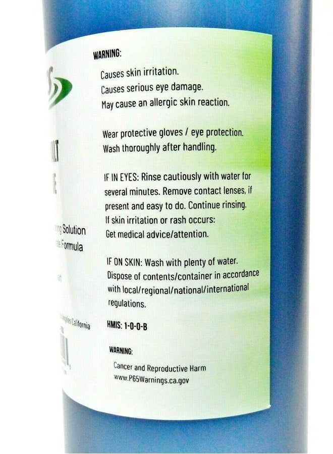 JTS Jewelry Ultrasonic Cleaning Solution Cobalt Blue 1 Quart Clean Jewelry Compounds Made in USA - Image 4