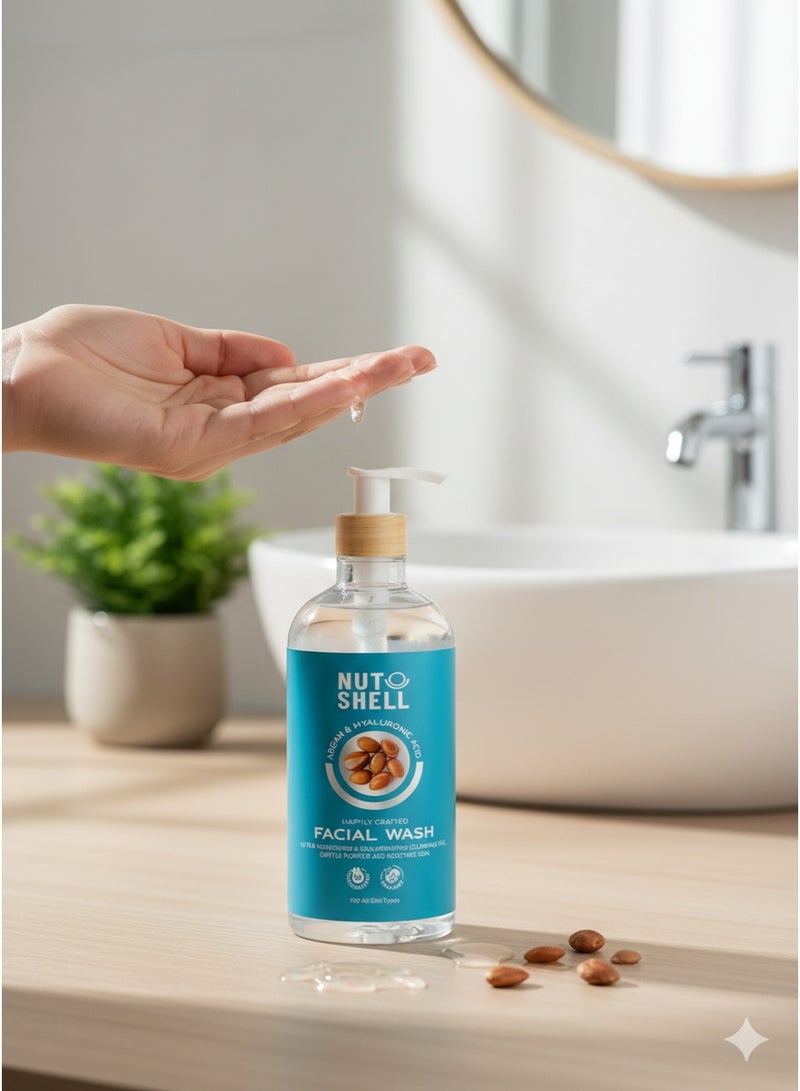 ناتشيل غسول الوجه بالأرغان وحمض الهيالورونيك 250 مل - Image 4