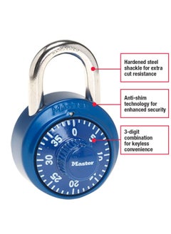 Master Lock Combination Locker Lock  Combination Padlock For Gym And School Lockers  Colors May Vary  - Image 2