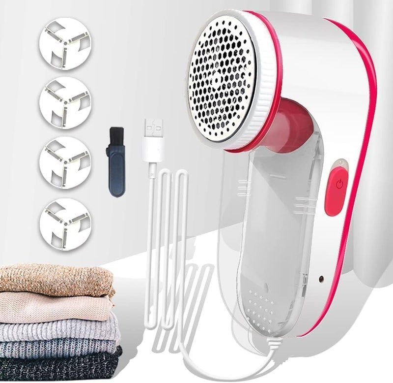 DADEE DADEE Lint Remover for Clothes Fabric Shaver for Woolen Clothes Lint Shaver for Fabric USB Rechargeable Remover Quickly Effectively Remove Pilling from Sweaters Bed Sheets Socks Other Fabrics - Image 1