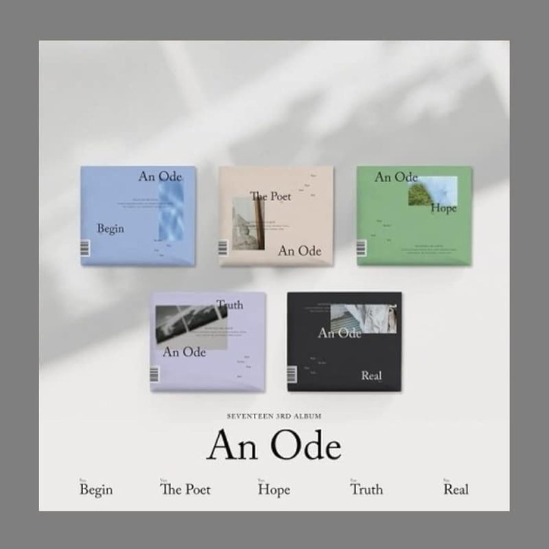 Seventeen 'An Ode' 3rd Regular Album Random Version CD+104p PhotoBook+8p Mini Book+4p PhotoCard+Message PhotoCard SET+Tracking Kpop Sealed - Image 1