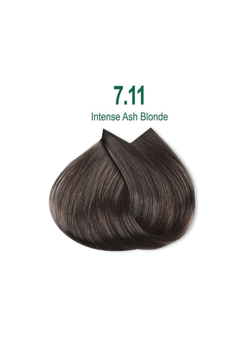 NEVA Naturalis Permanent Hair Color, Vegan,100% Gray Coverage, Organic, No Harmful Chemicals, Ammonia Free, Long-Lasting - INTENSE ASH BLONDE - 7.11 - Image 2