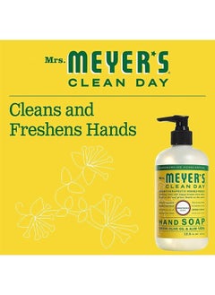 Mrs. Meyer's Clean Day Mrs. Meyer's Hand Soap, Made with Essential Oils, Biodegradable Formula, Honeysuckle, 12.5 Fl. Oz - Pack of 6  - Image 5