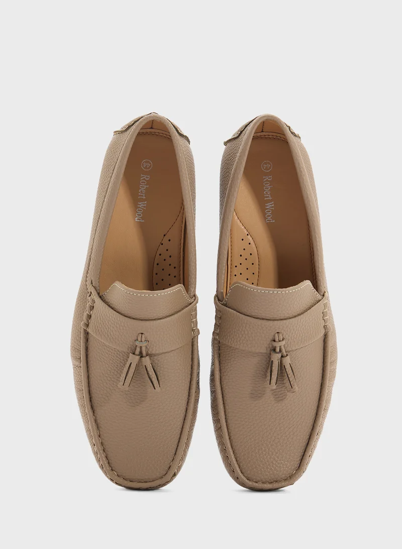 Robert Wood Tassel Detal Loafers