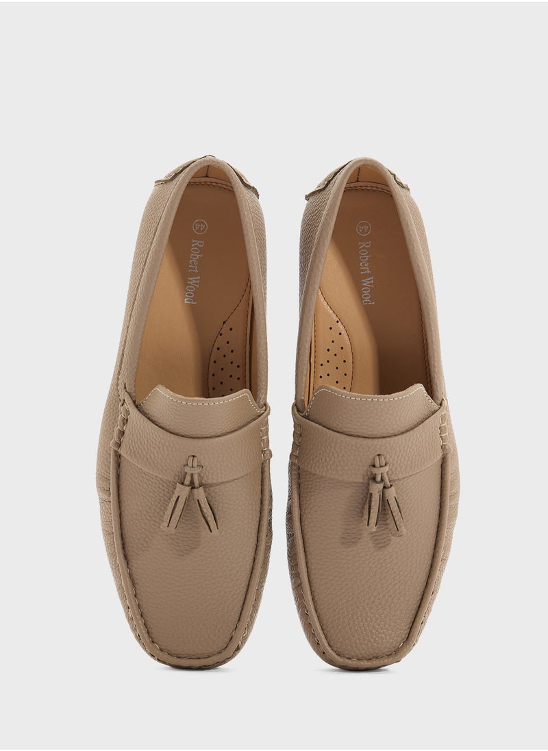 Robert Wood Tassel Detal Loafers  - Image 4