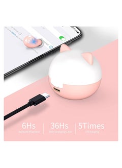Y&D Wireless Headphones Bluetooth V5.0 HiFi Immersive Bass Fit for Women Girl (Pink)  - Image 2