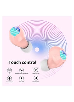 Y&D Wireless Headphones Bluetooth V5.0 HiFi Immersive Bass Fit for Women Girl (Pink)  - Image 4