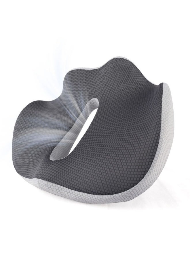GGEROU - Memory Foam Seat Cushion for Desk Chair, 3D Full Wrap Office Chairs Cushions for Tailbone Pain Relief,Back Pain,Chair Cushion Support for Home, Office and Car Seat Driver 43*36*7cm - Image 1