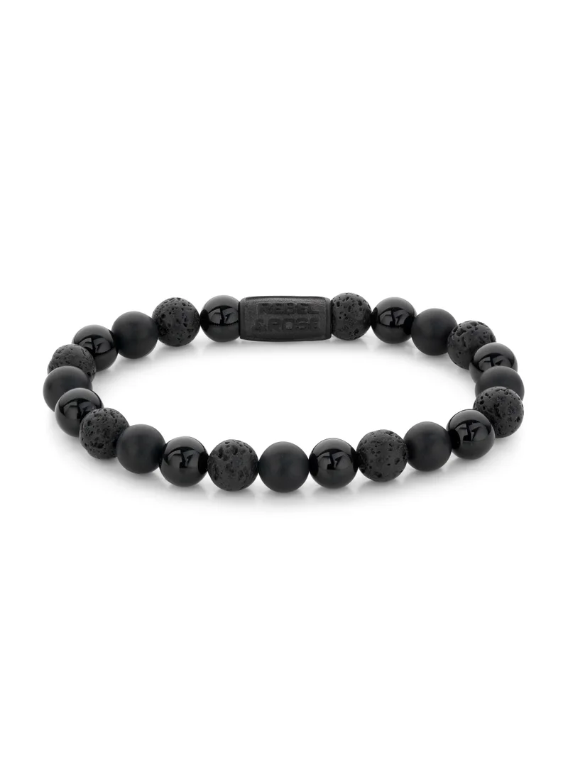 Rebel & Rose Black Rocks - All-Black - 8mm