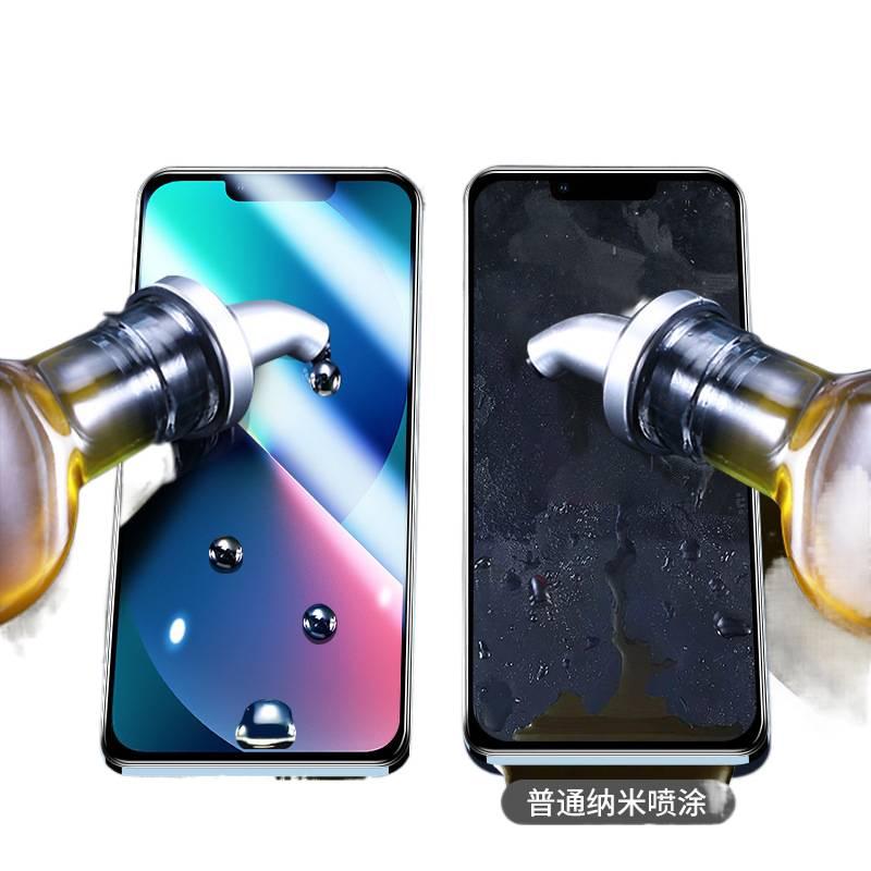 MS Glass Phone Case for iPhone 15 / 15 Plus / 15 Pro / 15 Pro Max with Privacy Screen Protection and Anti-Fingerprint plus Shockproof plus Drop Protection plus Full Screen Coverage in Clear - Image 3