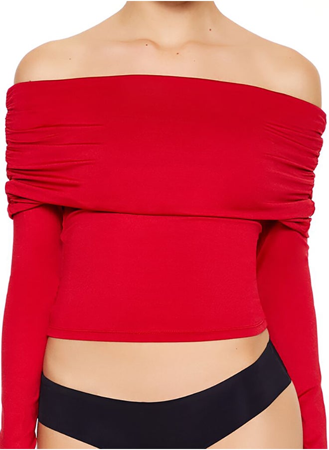 FOREVER 21 Contour Sculpt Off-the-Shoulder Top  - Image 5